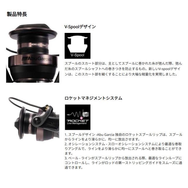 アブガルシア スピニングリール 25 ビースト SP 3500_5