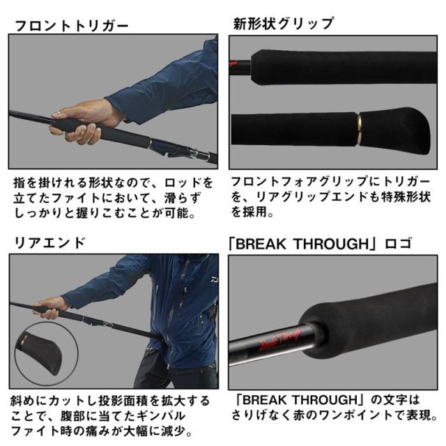 ダイワ キャスティングロッド 24 ソルティガ ブレイクスルー C81-10 (2025年追加モデル)【大型商品】【同梱不可】【他商品同時注文不可】_4