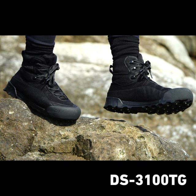 ダイワ フットウェア DS-3100TG TGロックショアシューズ ハイカット TGスパイク 27.0cm ブラック