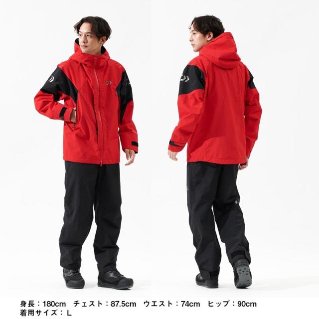 ダイワ ウェア DR-1825 ゴアテックス コンビアップレインスーツ XL ガンメタル_2