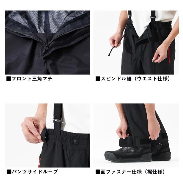 ダイワ ウェア DR-1825 ゴアテックス コンビアップレインスーツ XL ガンメタル_4