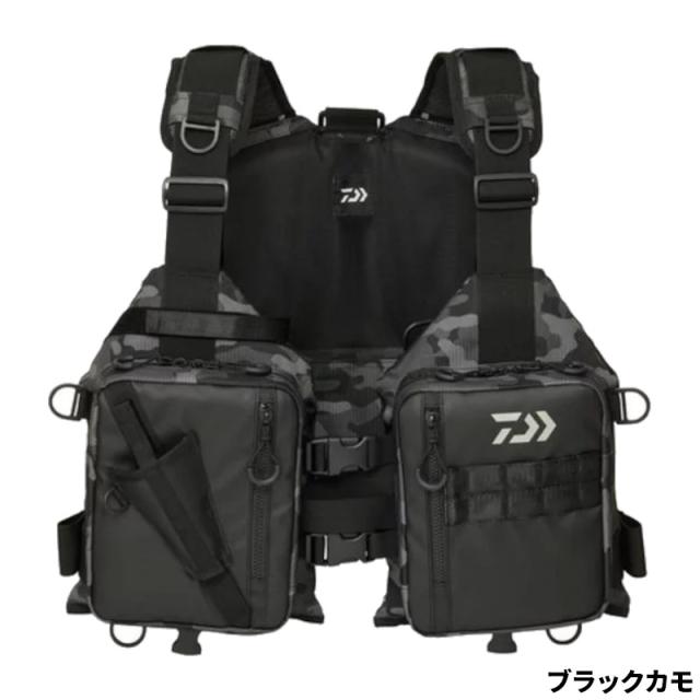 ダイワ ライフジャケット DF-6425 ライトフロートゲームベスト フリー ブラックカモ