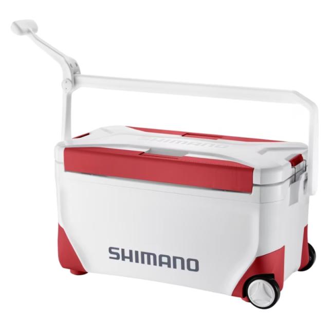 【現品限り】 シマノ クーラーボックス スペーザ ライト 25L キャスター レッド NS-E25Y クーラーボックス