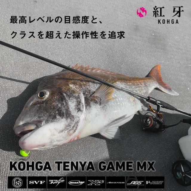 ダイワ 船竿 25 紅牙テンヤゲーム MX MH-240・J_1