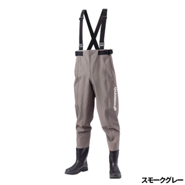 シマノ ウェーダー ハイパーウェーダー (ウエストハイ・カットフェルトソール) M 25.0-25.5cm スモークグレー FF-051T