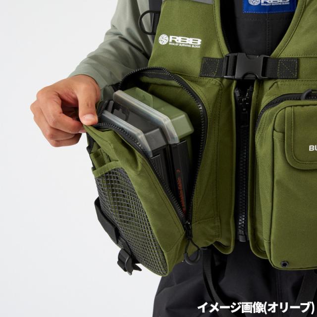 双進 ライフジャケット RBB タイドゲームベストII フリー ネイビー