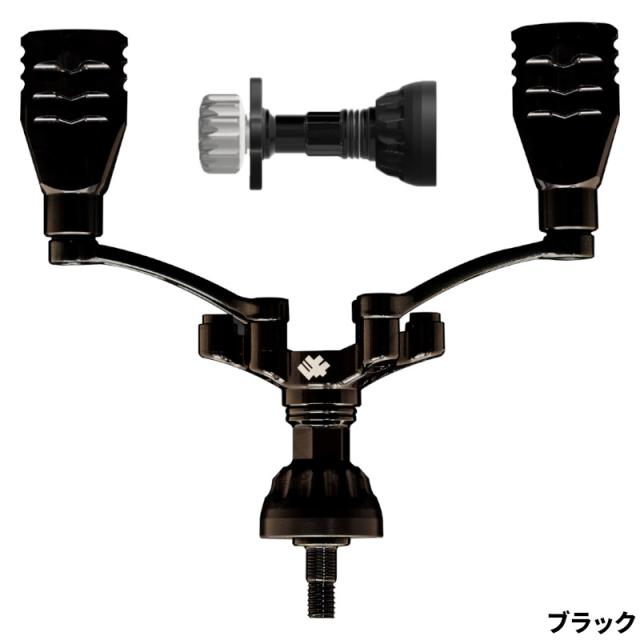 34/サーティ—フォー リールパーツ ZEROGRA MULTI ダブルハンドル&バランサー ダイワ ブラック