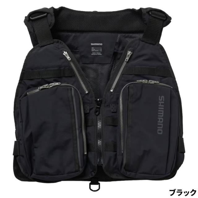 シマノ ウェア 鮎GAME ベスト XL ブラック VE-041Xの通販は