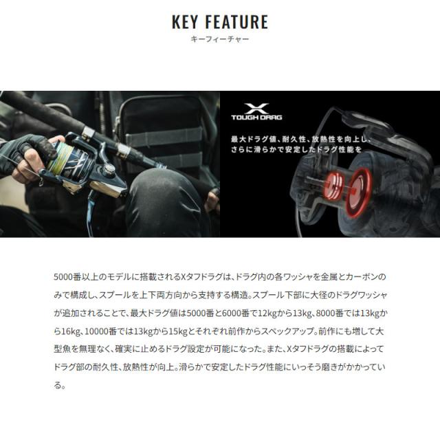 シマノ スピニングリール ストラディック SW 8000HG 24年モデル_8