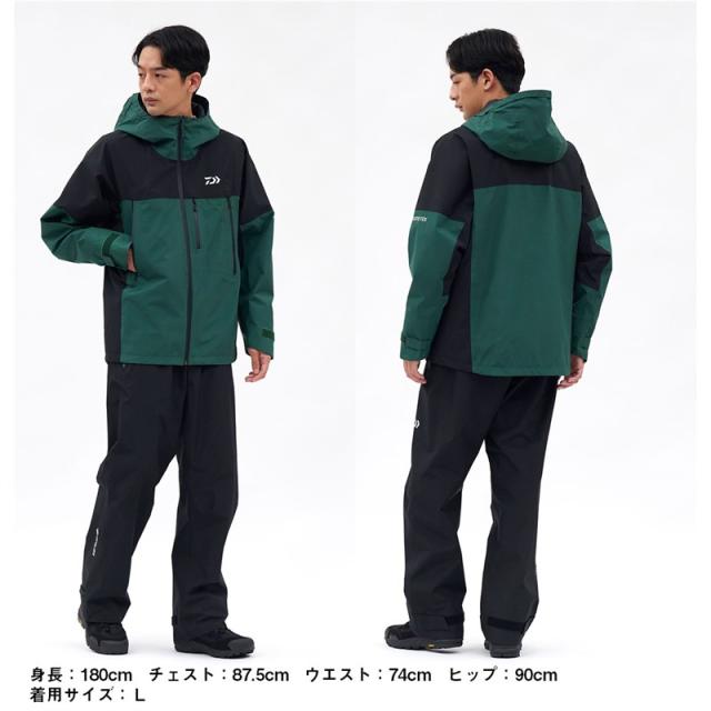 ダイワ ウェア DR-1926 GORE-TEX バーサタイルレインスーツ 2XL ブラック_2