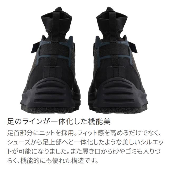 シマノ フットウェア ロックシューズ カットラバーピンフェルト 27.0cm ブルーグレー FS-021X