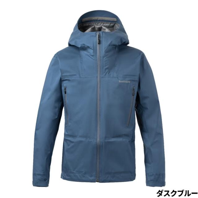 【現品限り】 シマノ ウェア アングラーズシェル ジャケット 01 XL ダスクブルー RA-023W