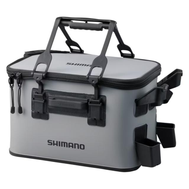 シマノ ロッドレスト タックルバッグ (レスト2/ハードタイプ) 27L グレー BK-021W