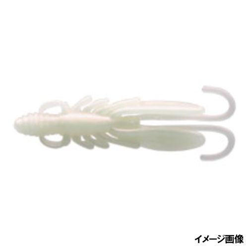 エコギア ワーム バグアンツ 3インチ 010 パールグロウ(夜光)【ゆうパケット】