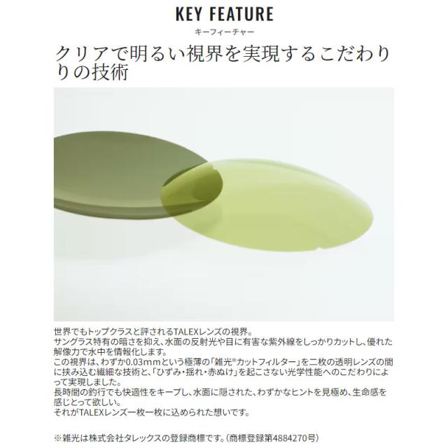 TALEX　オーバーグラス -TRUEVIEW　ケース付き　軽量偏光サングラス シマノ 偏光グラス STL302 クリアグレー/トゥルービューブルー