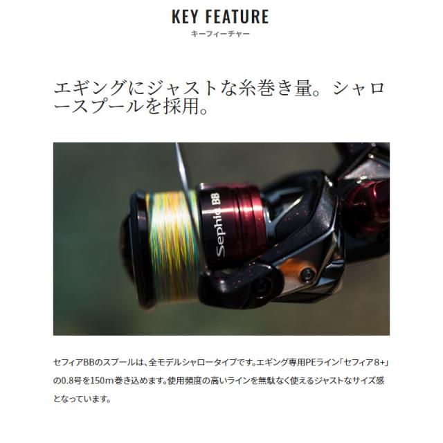 新品❗️ 22セフィア　bb C3000SHG スピニングリール　　エギング シマノ スピニングリール セフィア BB C3000SDHHG 22年モデル