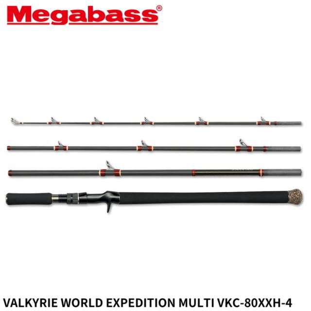 メガバス バスロッド VALKYRIE(ヴァルキリー) WORLD EXPEDITION MULTI VKC-80XXH-4の通販は 28,512円