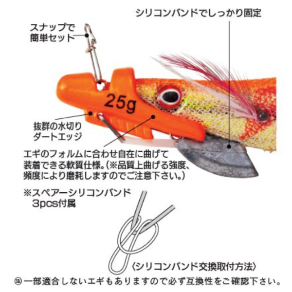 ティップラン エギ シンカー セット ティップランエギ(計38本
