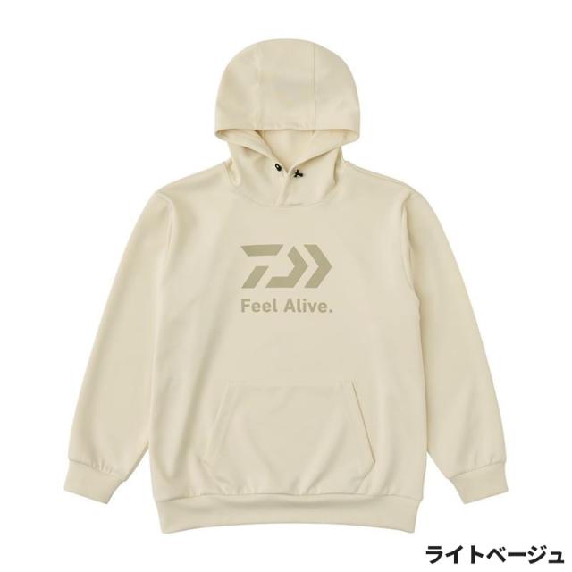 ダイワ 防寒ウェア DANROTECHスウェットフーディー L ライトベージュ