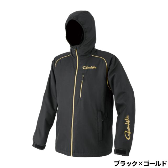 がまかつ 防寒ウェア コアサーモフーディ L ブラック×ゴールド GM3796