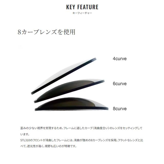 シマノ 偏光グラス STL310 マットブラック/トゥルービュースポーツシルバーミラー UJ-310X