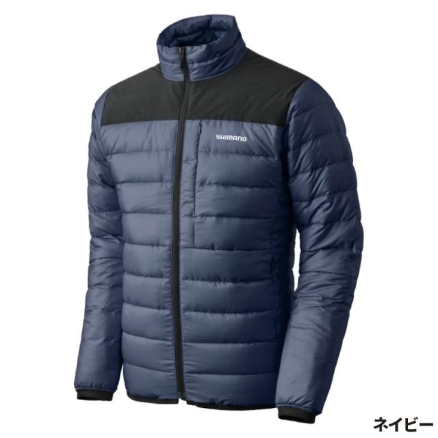 シマノ 防寒ウェア テックダウン ジャケット XL ネイビー WJ-012X
