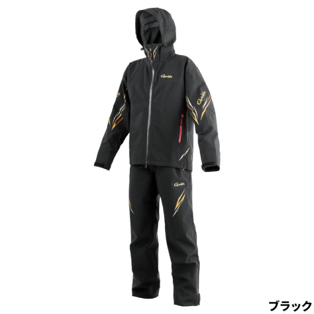 がまかつ ウェア アルテマシールドプロ レインスーツ M ブラック GM3785