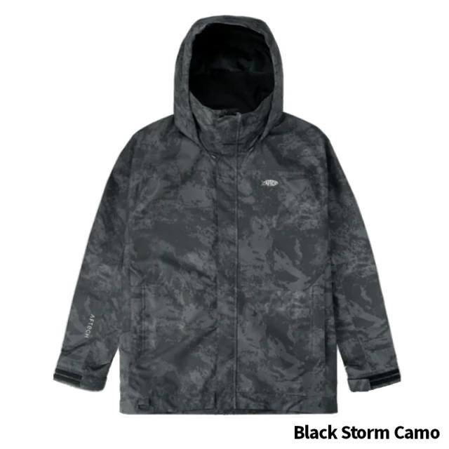 ウェア AFTCO(アフコ) Men’s Hydro Jacket MJ61 M(USサイズ-S) Black Storm Camo
