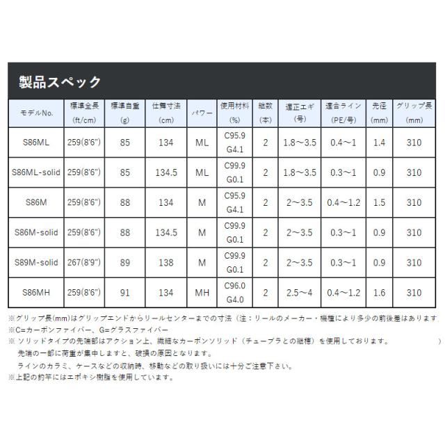 がまかつ エギングロッド ラグゼ EG X S86ML 24638【大型商品】【同梱不可】【他商品同時注文不可】_1
