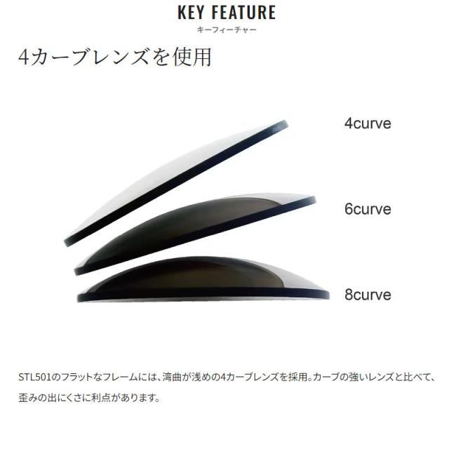 シマノ 偏光グラス STL501 ブラック/イーズグリーン UJ-501Xの通販はau