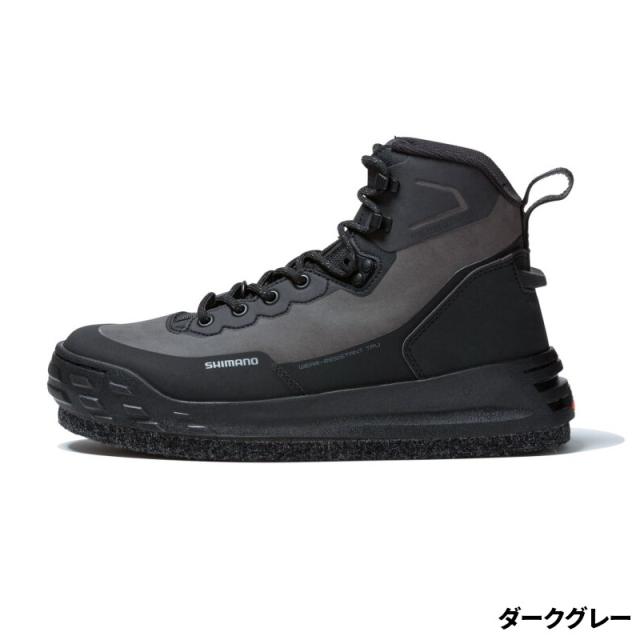 シマノ ウェーダー ジオロック ウェーディングシューズ カットピンフェルト 25.0cm ダークグレー FS-284Z