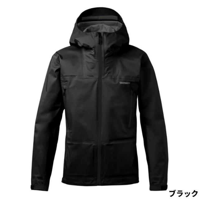 【現品限り】 シマノ ウェア アングラーズシェル ジャケット 01 L ブラック RA-023W