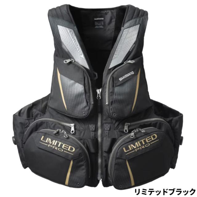 シマノ ライフジャケット フローティングベスト リミテッドプロ M リミテッドブラック VF-110Xの通販は 42,240円