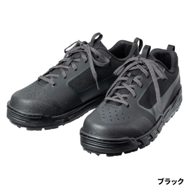 【現品限り】 シマノ フットウェア ジオロックシューズ スパイク 25.0cm ブラック FS-023W