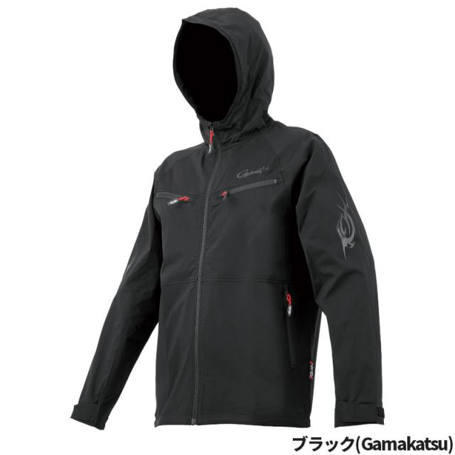 がまかつ ウェア ストレッチジャケット L ブラック(Gamakatsu) GM3819