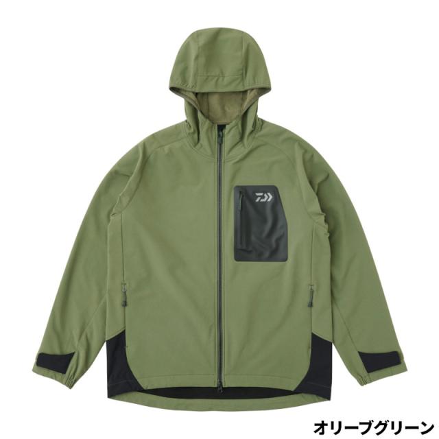 ダイワ 防寒ウェア DJ-9325 STORMFLEECE ウィンドブロックジャケット XL オリーブグリーン