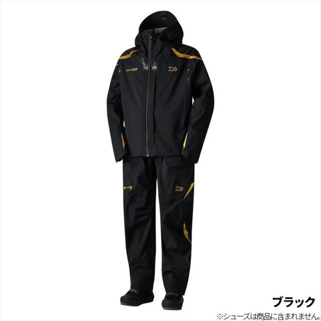 ダイワ ウェア DR-1025T ゴアテックス プロ トーナメントコンビアップレインスーツ XL ブラック