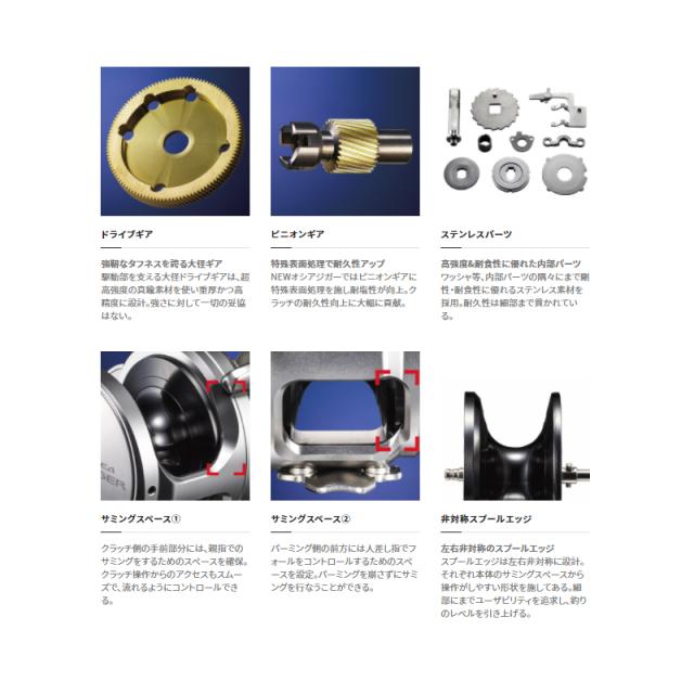 現品限り】 シマノ ジギングリール オシアジガー 1501XG 左ハンドル