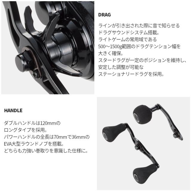 アルファタックル 船リール テイルウォーク ヴィレイヤー DG 100-DH/L