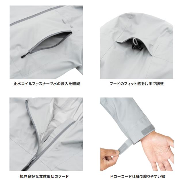 【現品限り】 シマノ ウェア アングラーズシェル ジャケット 01 L ネイビーブルー RA-023W_4