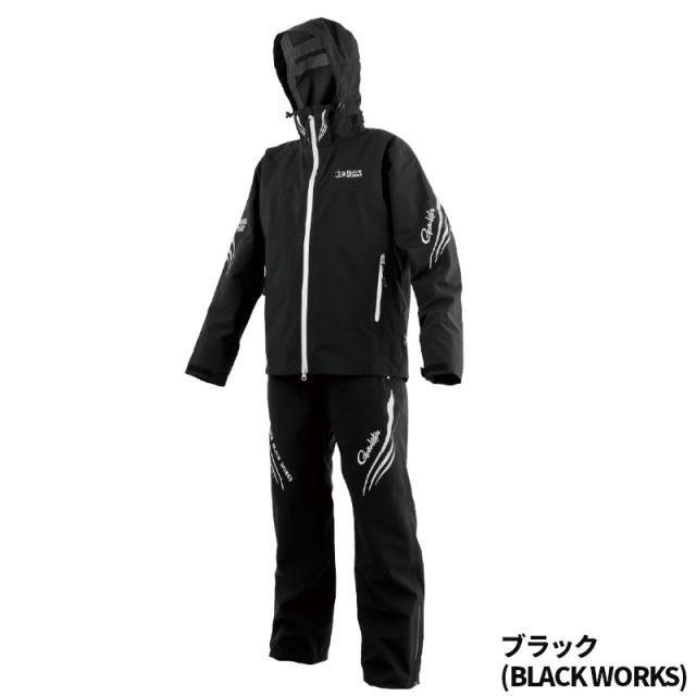 がまかつ ウェア アルテマシールドプロ レインスーツ M ブラック(BLACK WORKS) GM3785