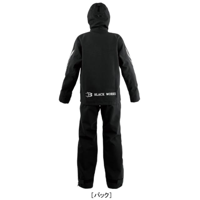 がまかつ ウェア アルテマシールドプロ レインスーツ L ブラック(BLACK