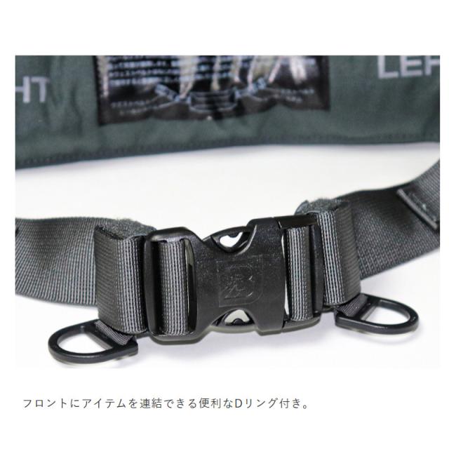 高階救命器具 ライフジャケット ブルーストーム Re モーゲットウエスト BSJ-9330RS フリー Lava Black_3