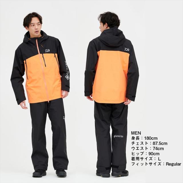 Daiwa GORE-TEX ジャケット&パンツ2点セット　オレンジ Daiwa GORE-TEX ジャケット&パンツ2点セット オレンジ