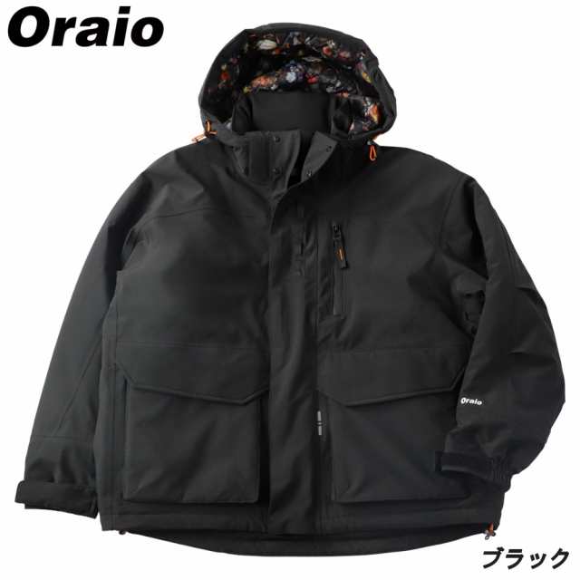 防寒ウェア Oraio(オライオ) ウィンタージャケット M ブラック (防寒)