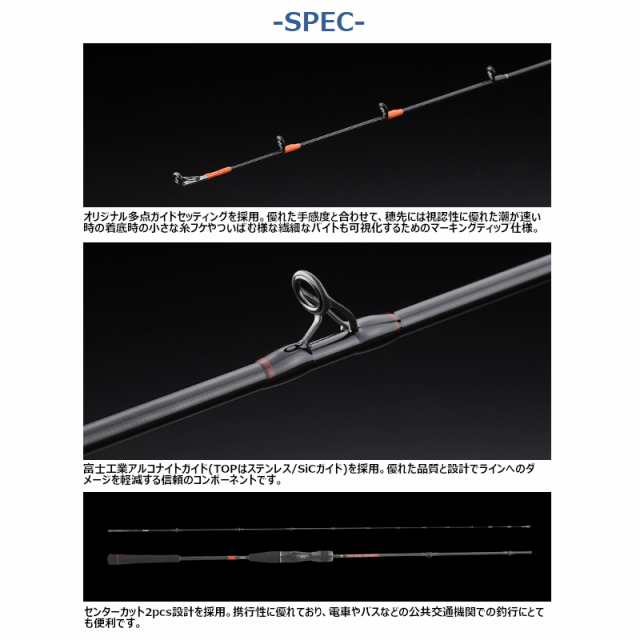 ジャッカル タイラバロッド 21 ビンビンスティックRB BSRB-C66XSUL