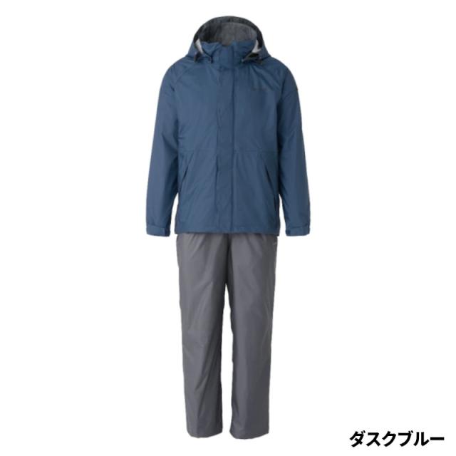 【現品限り】 シマノ ウェア DS ベーシックスーツ S ダスクブルー RA-027Q