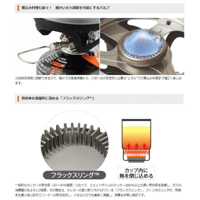 モンベル ジェットボイル マイクロモ #1824380 CARB(カーボン)の通販は