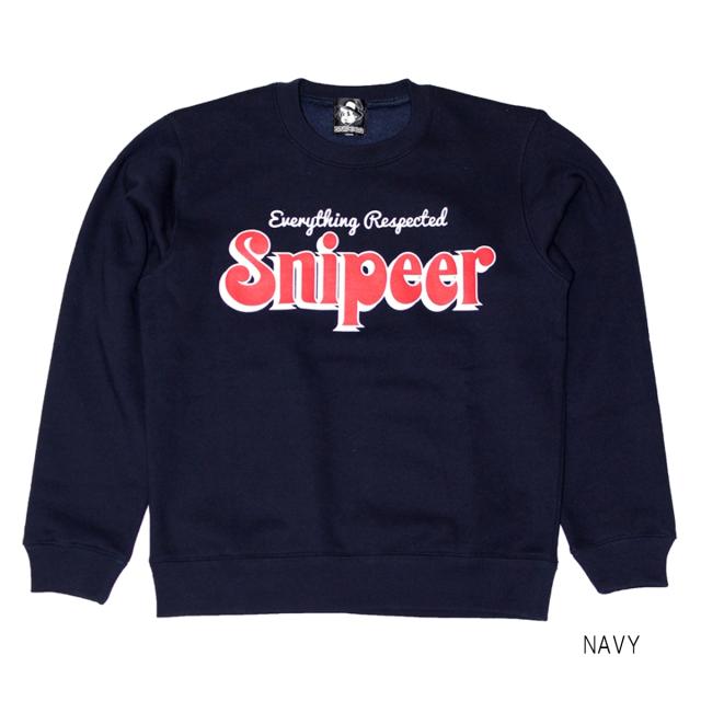 【現品限り】 ウェア スナイパー S-LIDER SWEAT SNP-SW002-N L NAVY