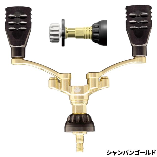 34/サーティ—フォー リールパーツ ZEROGRA MULTI ダブルハンドル&バランサー シマノ シャンパンゴールド